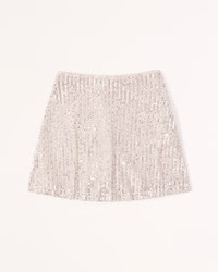 Women's Sparkle Sequin Mini Skort | Women's Bottoms | Abercrombie.com | Abercrombie & Fitch (US)