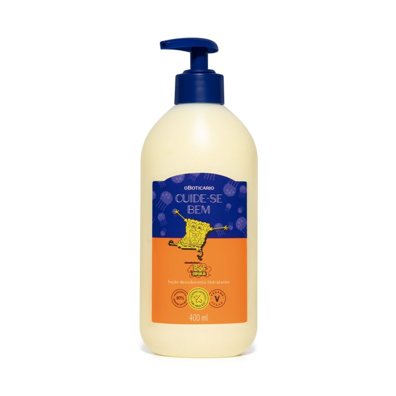Loção Desodorante Hidratante Cuide-se Bem Bob Esponja 400ml | oBoticario (BR)