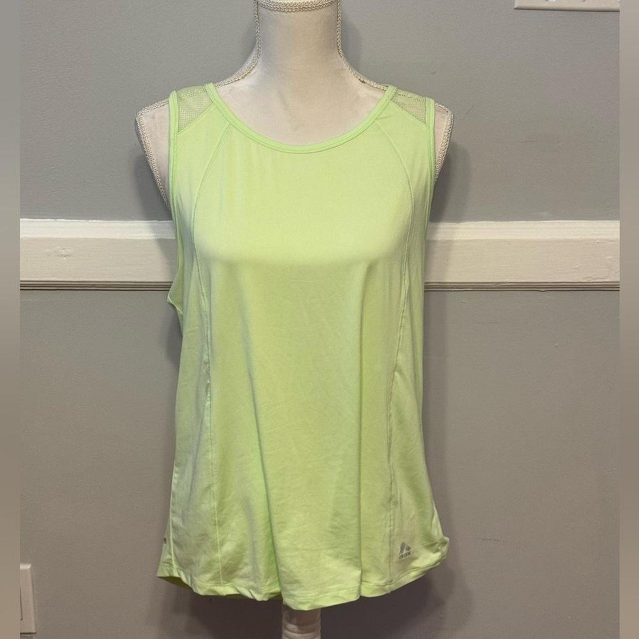 RBX Active Women's Tank top - Green/Yellow - L | Depop US