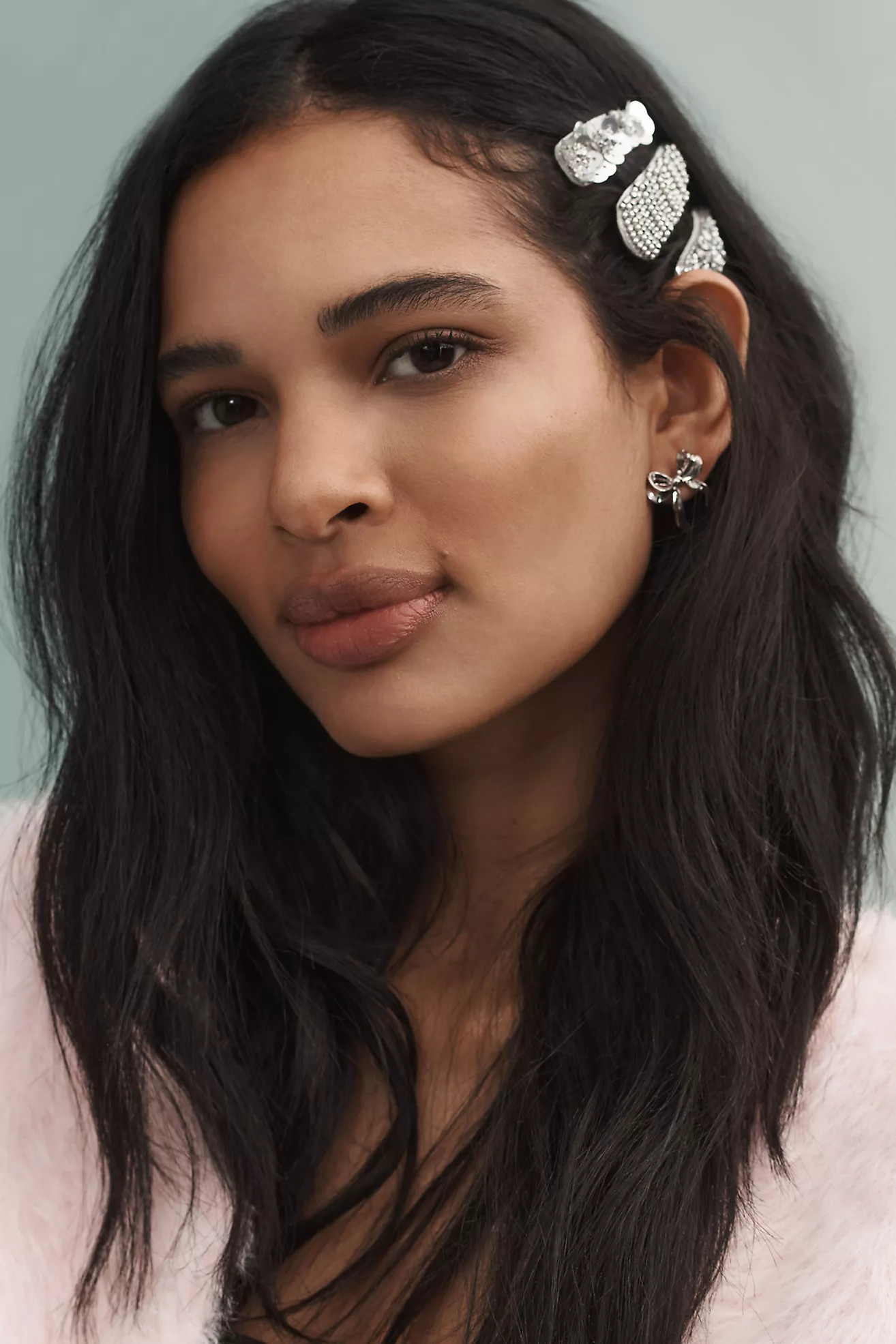 Holiday Party Embellished Barrettes, Set of 6 | Anthropologie (US)