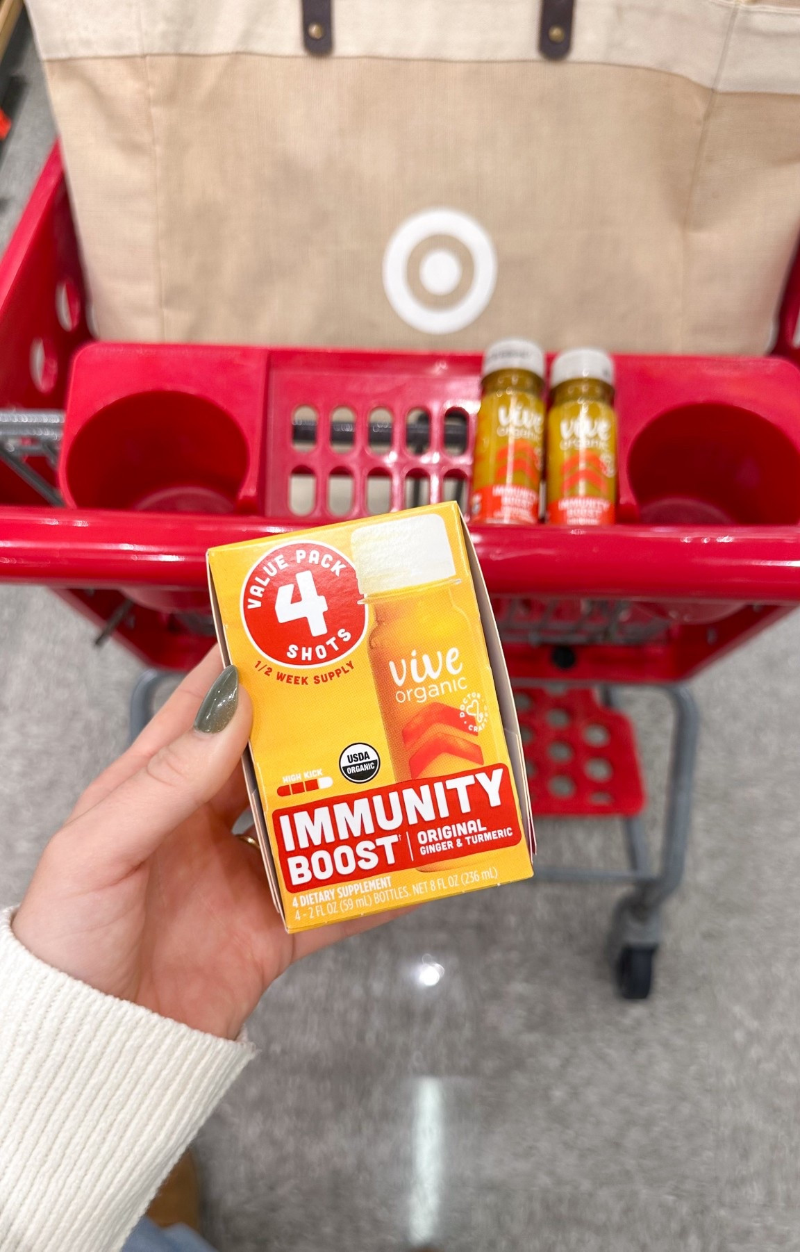 My go-to for immunity, Vive Organic Immunity Boost Shots! They have amazing reviews and for good reason!