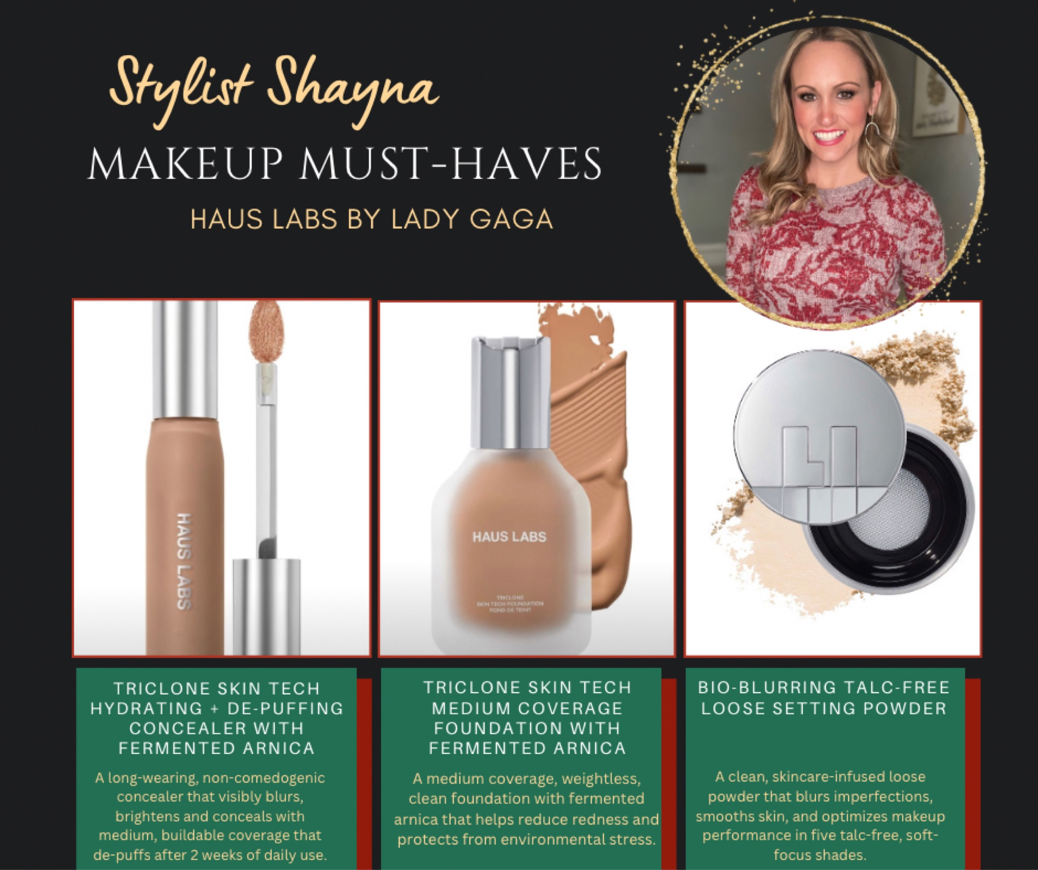 My 3 Makeup Must-haves that keeps my face  hydrated, long lasting coverage and radiant.



#LTKSeasonal #LTKHoliday #LTKbeauty