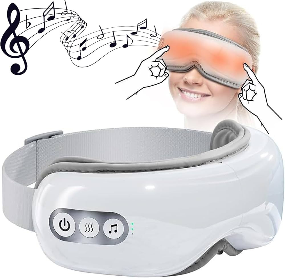 Heated Eye Mask, Heated Eye Massager, Wireless Eye Mask Massager, Eye Massager with Heat, Folding... | Amazon (US)