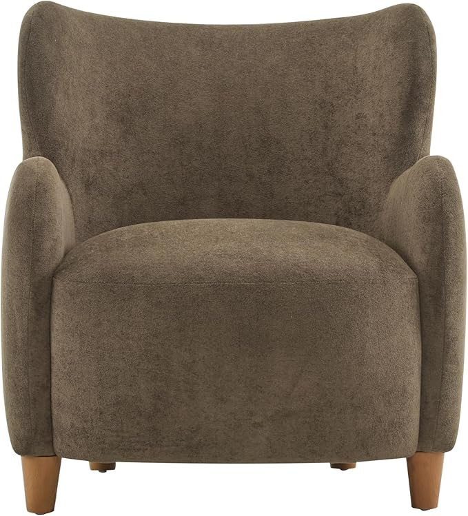 Christopher Knight Home Auden Wingback Accent Chair, Fabric Club Chair, Velvet Upholstered Armcha... | Amazon (US)