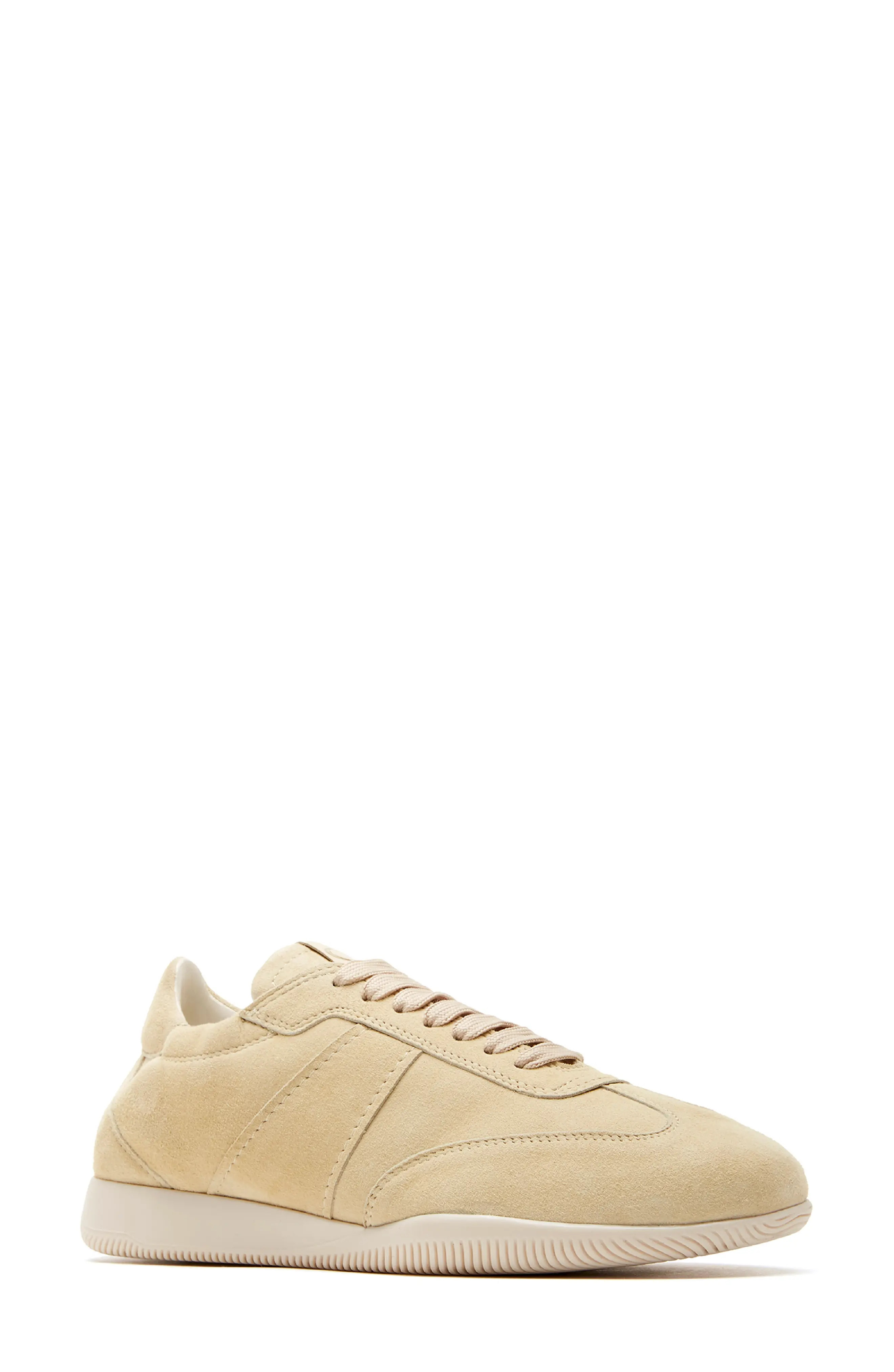 La Canadienne Valley City Dry™ Waterproof Sneaker in Sand Suede at Nordstrom, Size 9 | Nordstrom