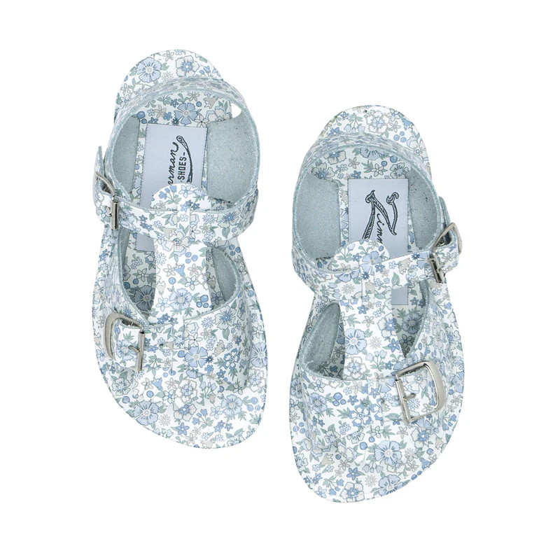 minnow x zimmerman slate floral sandal with removable fringe | minnow