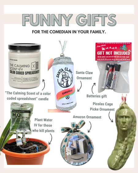 Funny gift ideas, gift guide for the comedian, gag gifts, white elephant gifts, gift ideas for white elephant 

#LTKCyberWeek #LTKGiftGuide #LTKHoliday