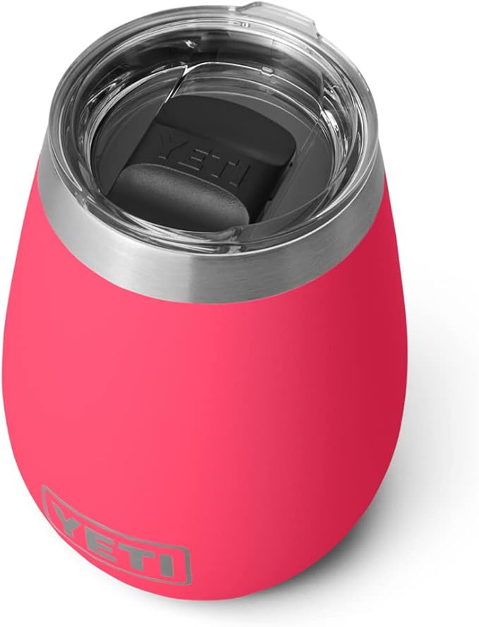 YETI Rambler 10 oz Wine Tumbler, Vacuum Insulated, Stainless Steel with MagSlider Lid | Amazon (US)
