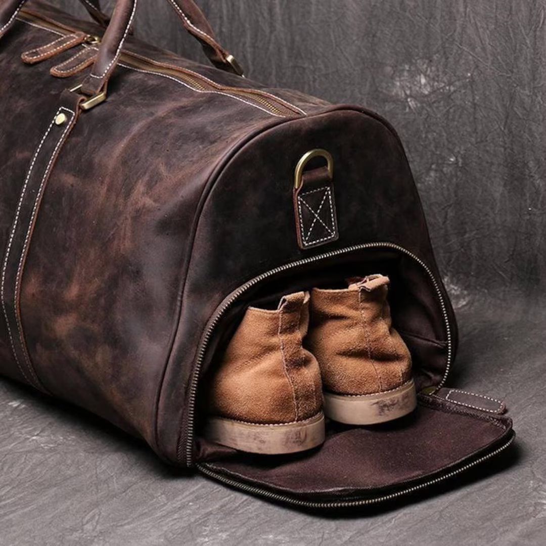 Lifetime Warranty  Leather Duffle Bag Large Weekend Bag Vacation Holidays Travel Bag Best Men Gif... | Etsy (US)