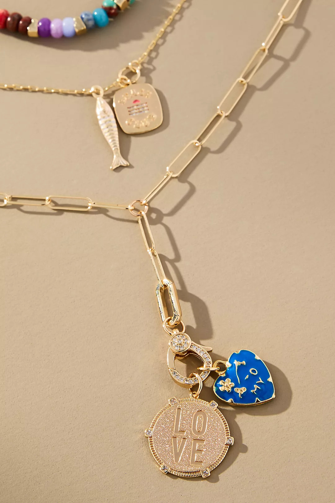 Shades of Sea Layered Necklaces: Charm Edition | Anthropologie (US)