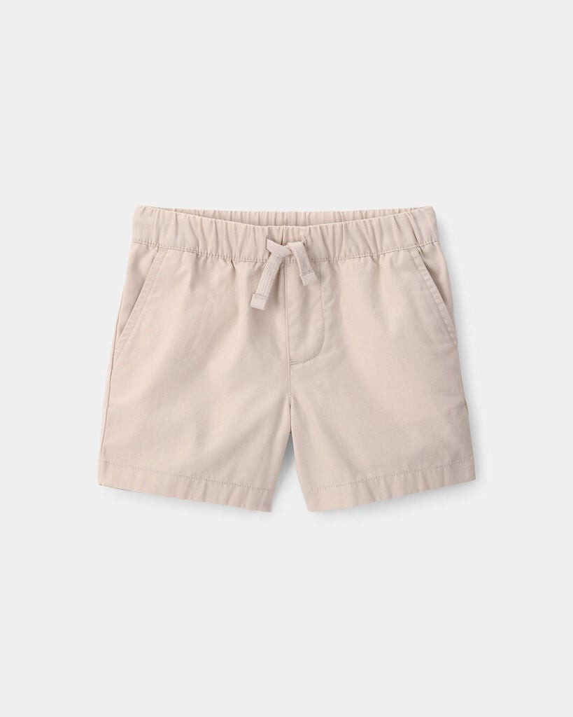 Carter's baby boy canvas shorts 12M Khaki | Carter's Inc