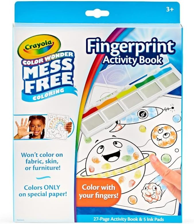 Crayola Color Wonder Mess Free Fingerprint Ink Painting Activity Set, Toddler Finger Painting Alt... | Amazon (US)