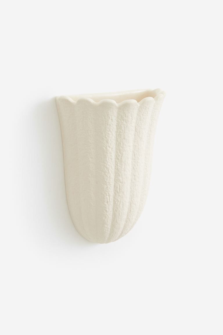 Stoneware Wall Planter - White - Home All | H&M US | H&M (US + CA)