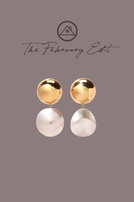 These are so stunning and simple. Elevate your look with these oversized gold-plated brass discs adorned with chic pearl shell drops. They are so fresh for any simple outfit that needs dressing up.

#LTKhome #LTKbeauty #LTKstyletip