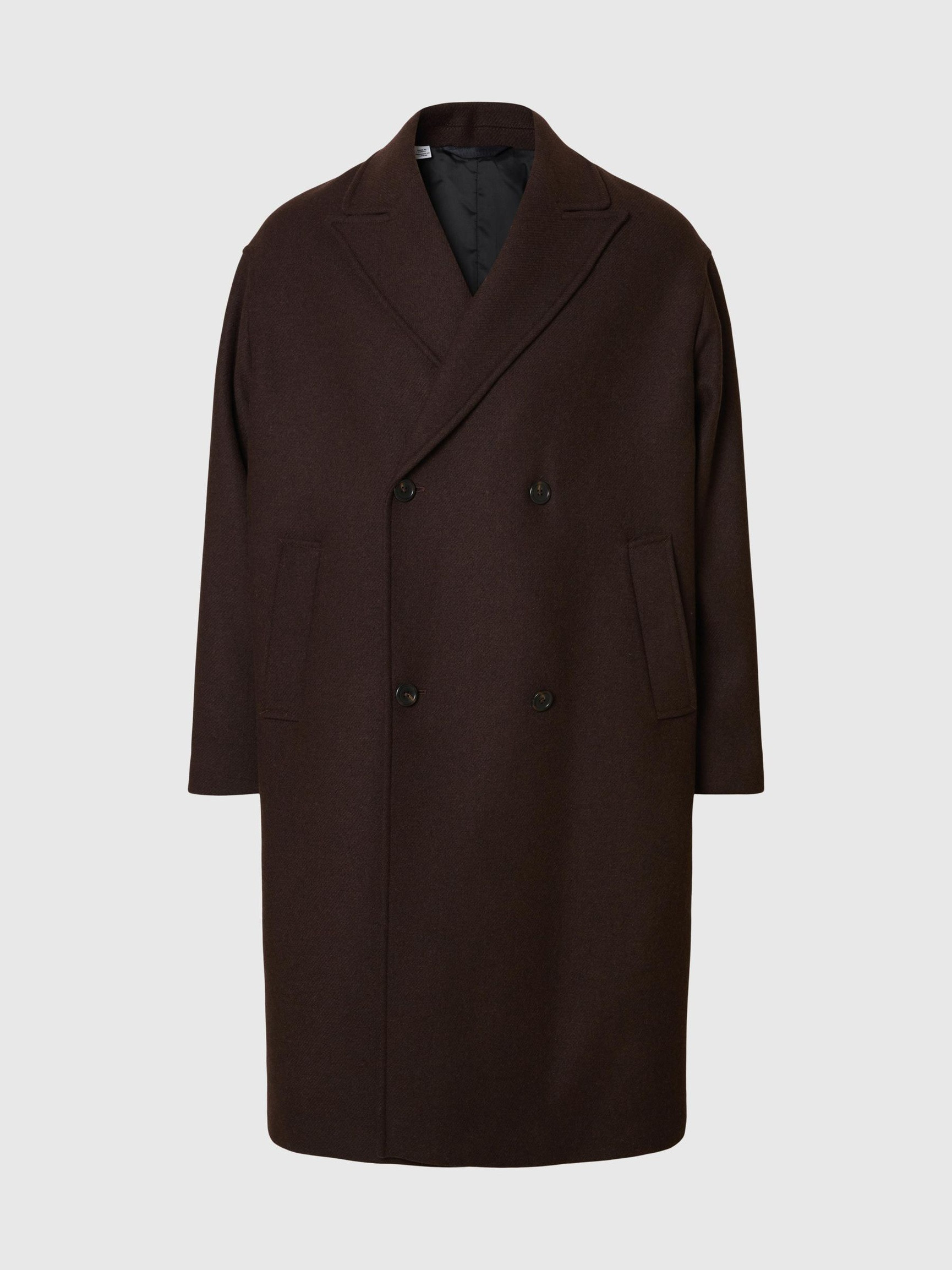 DOUBLE BREASTED WOOL-BLEND COAT£255.00 | Selected
