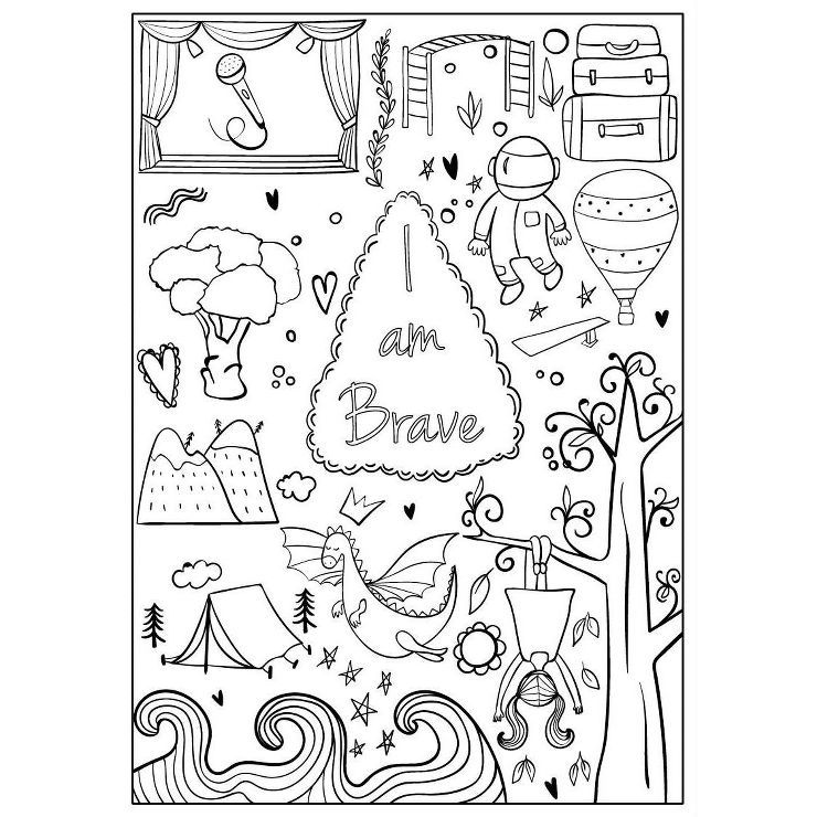 I Am Confident, Brave &#38; Beautiful Coloring Book - Hopscotch Girls | Target