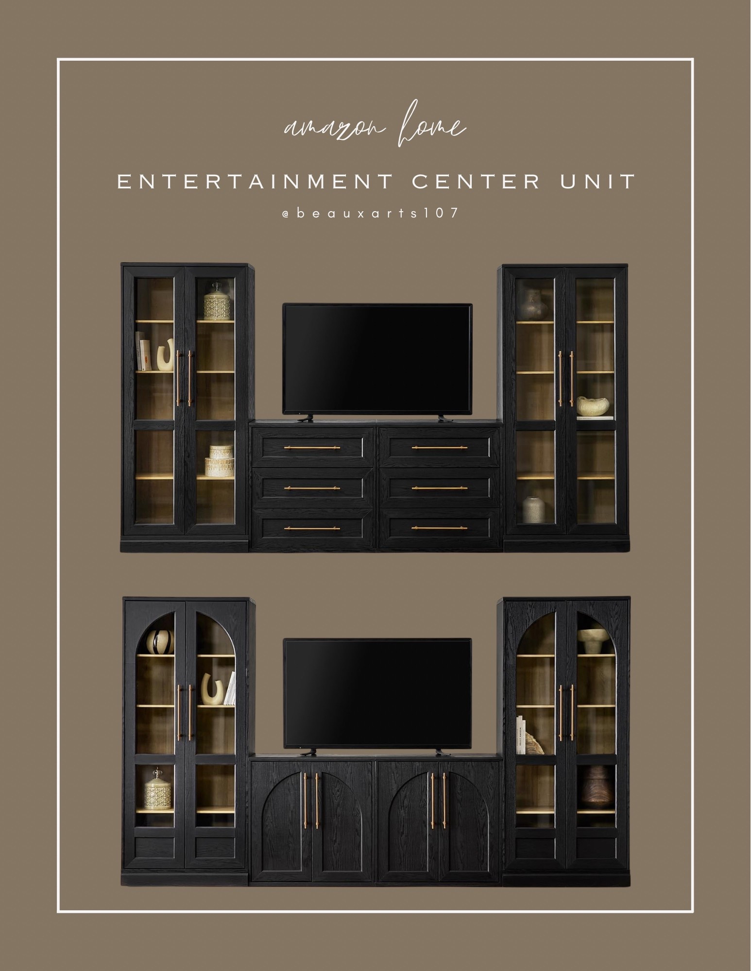 Check out this gorgeous new entertained collection!! You can buy the unit seen as a whole or pieces separately to create your own unique look!

#LTKHome #LTKSaleAlert #LTKStyleTip