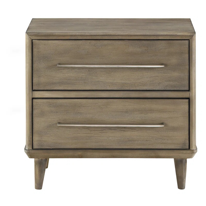 Longkesh Solid Wood Nightstand | Wayfair North America