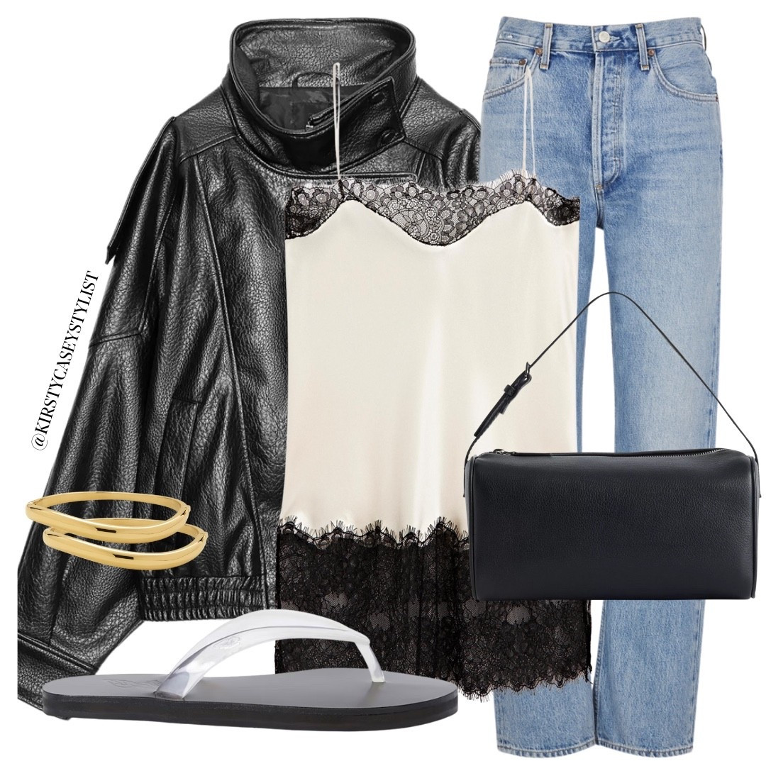 Jackets…jackets and more jackets 😅 I love the contrast between this lace cami top and heavy leather jacket! 👌🏼👌🏼

#outfitlooks #styleinspo #fashion #fashionstyle #outfitinspo #stylist #ootd #outfitinspiration #outfitoftheday #outfitideas #zara #fashionblogger #dailyinspiration #fashionlover #styleblogger #fashiongram #explorepage #trend #personalstylist #datenight #chic #waystostyle #howtostyle #waystowear #fashiontips #womensfashion #miniskirt #summeroutfit #summerfashion 

#LTKautumn #LTKsummer #LTKstyletip