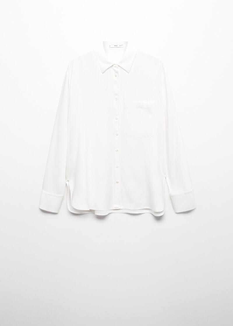 Pocket flowy shirt | MANGO (US)
