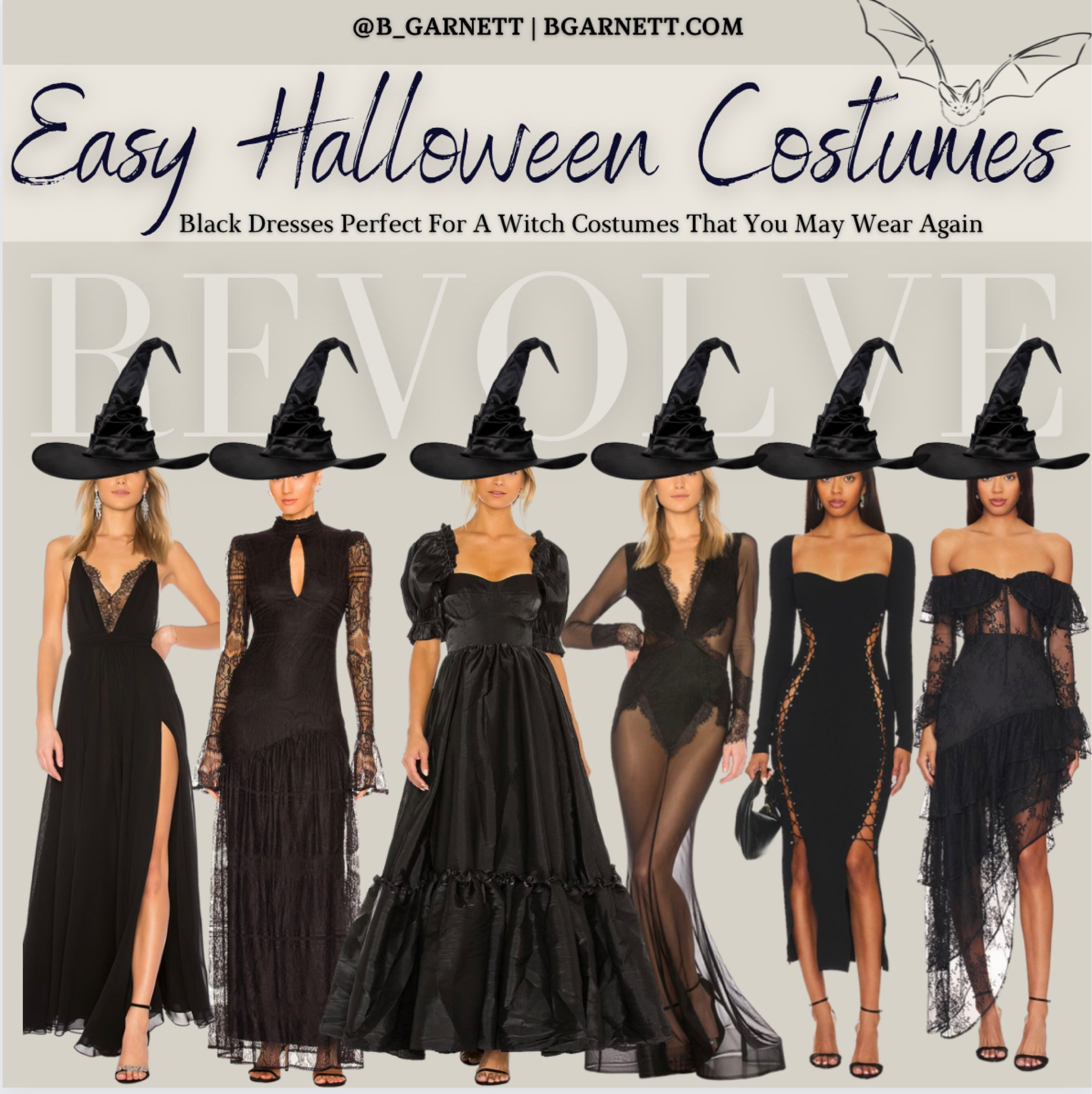 Easy halloween costume idea that you may actually wear in your real life

Easy witch costume 
____________________________
Revolve | black gown | witch costume | halloween costume | lazy girl Halloween | lazy Halloween costume | lbd 

#LTKHalloween #LTKparties #LTKSeasonal