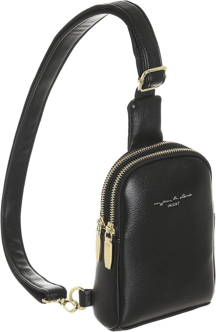 INICAT Small Sling Bag Fanny Packs Crossbody Bags Gifts for Women Men | Amazon (US)