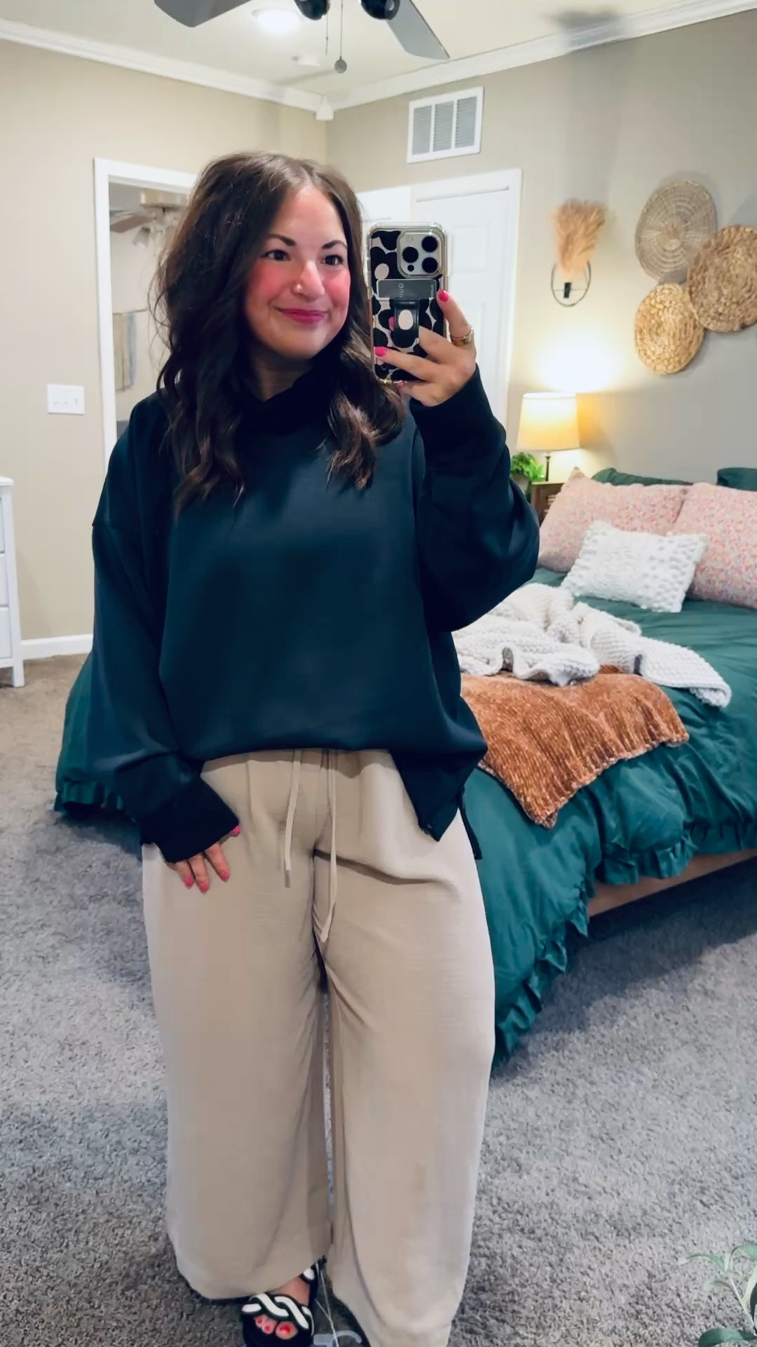 Fun sandals can change the look of an outfit!

sandals: fit true to size // wearing a 5
pants: fit small // sized up to an XL
mockneck: fits oversized // wearing a large 

 

#LTKootd #LTKMidsize #LTKWorkwear