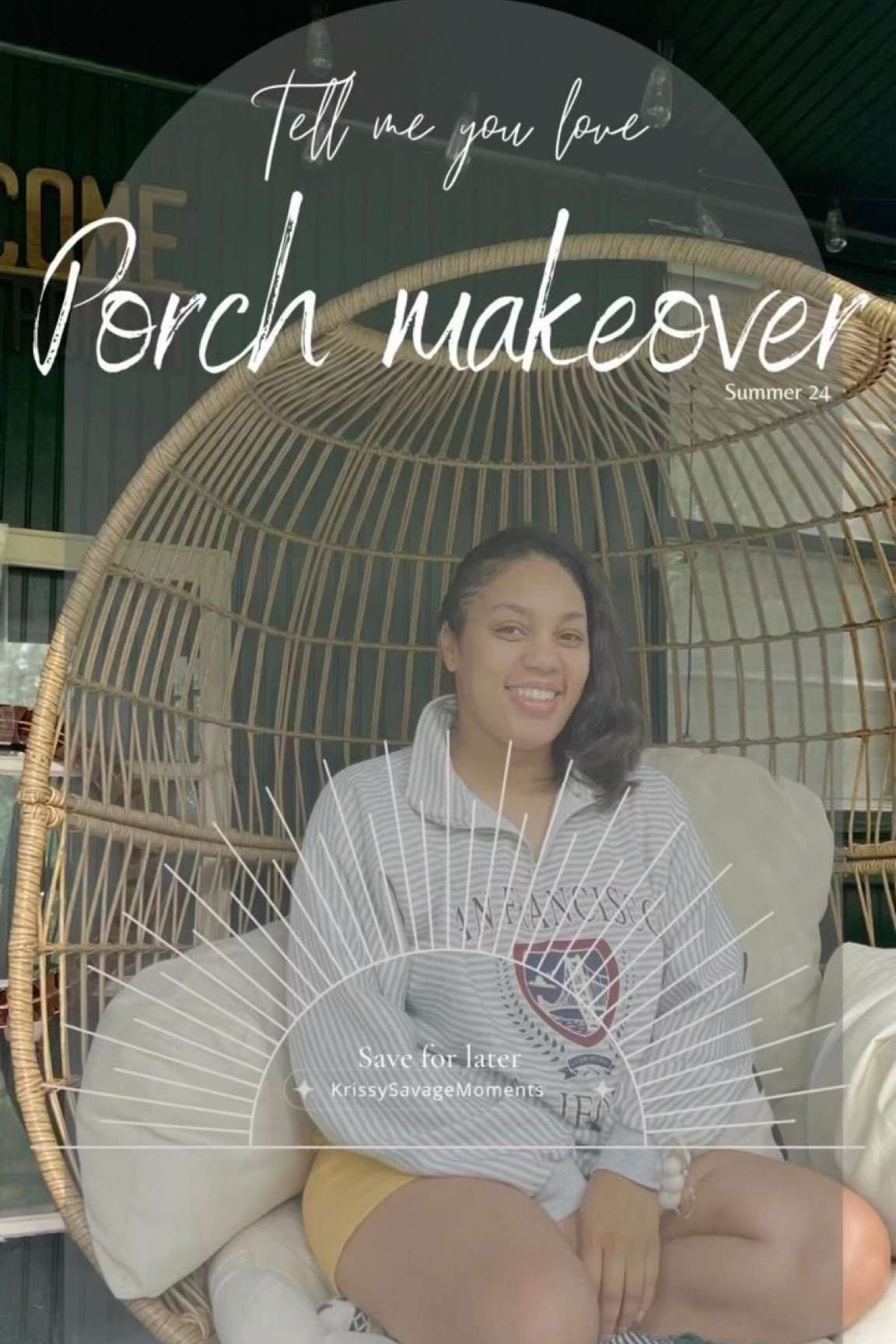 Homebody because outside costs too much! 

#summercrafts #diysummer #porchdecor #porchlife #porchview #porchdesign #plantmomlife #chicagoblogger