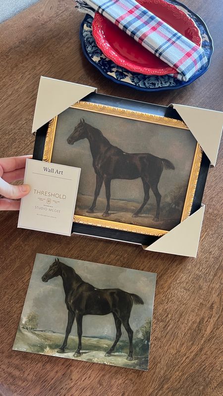 I have decorated with this stallion photo for a long time but never had a cute frame for it. Always a boring one and ended up just putting it away. So I grabbed this one from Target, I like the frame and it’s affordable! 

#LTKhome #LTKFind #LTKunder50