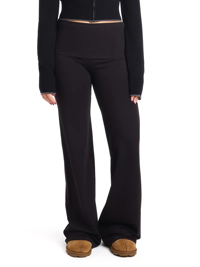 Mills by Millie Bobby Brown Women's Foldover Pants, Sizes XXS-XXL | Walmart (US)