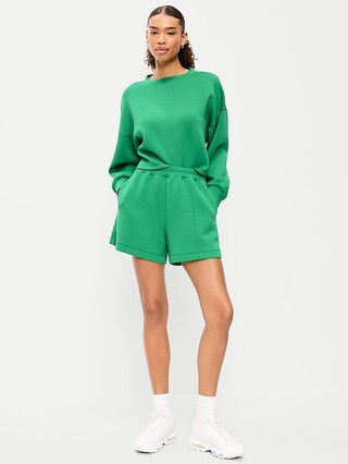 High-Waisted Bounce Fleece Shorts -- 5-inch inseam | Old Navy (US)