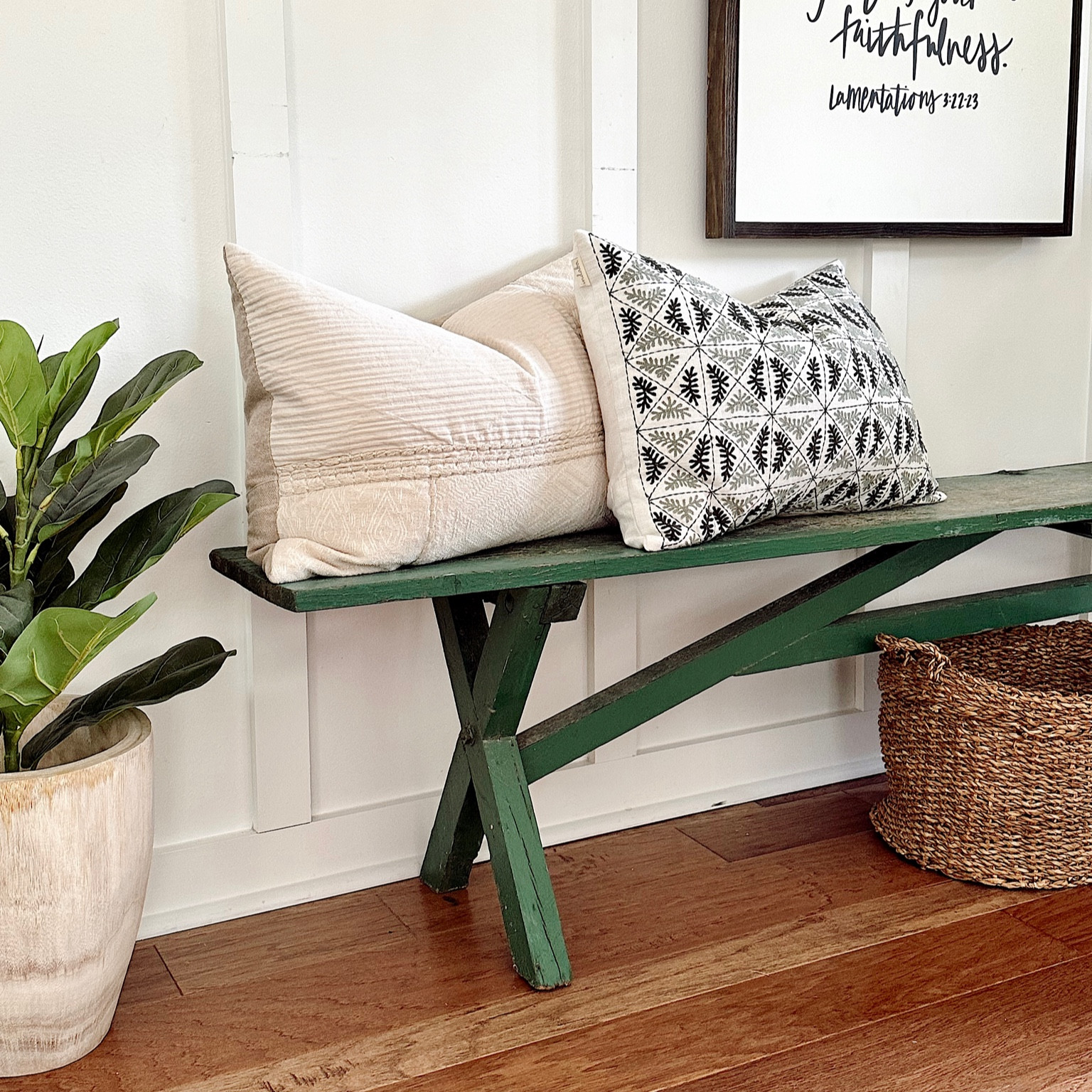 Summer decorative pillows from Purple Rose Home // entryway decor 

#LTKhome #LTKunder100 #LTKFind