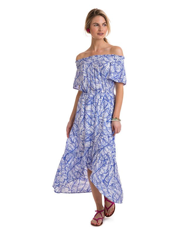 Banana Leaf High-Low Maxi Dress | Vineyard Vines