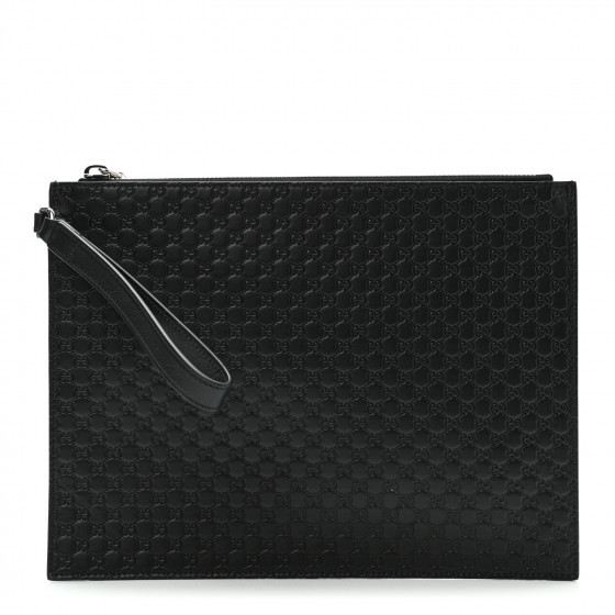 GUCCI Microguccissima Clutch Black | FASHIONPHILE (US)