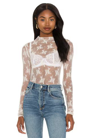 Lady Lux Layering Top in Evening Creme | Revolve Clothing (Global)