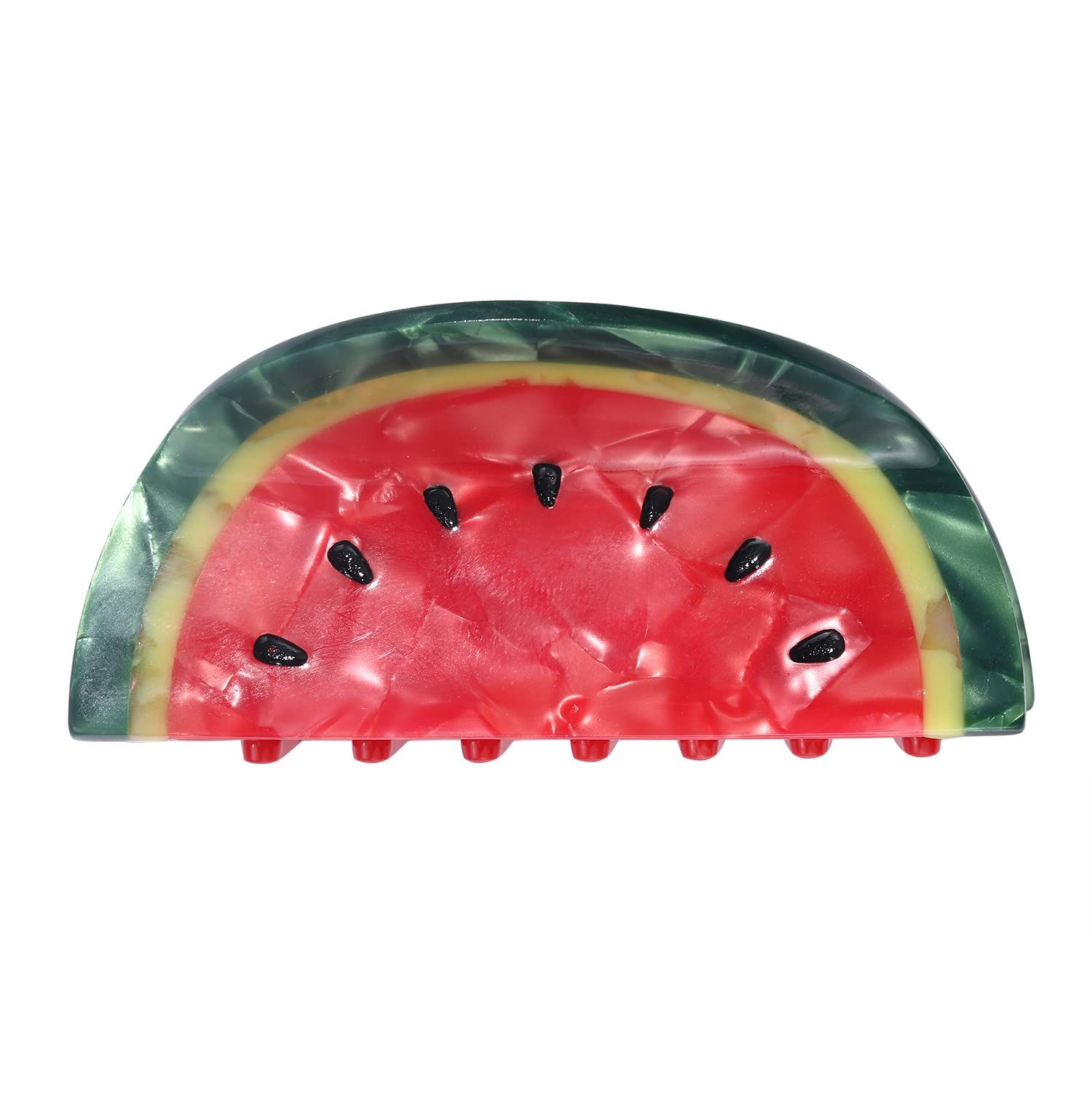Cute Fruit Watermelon Hair Claws Clips for Thin Medium Short Hair, Medium Hair Clip Claws, Fashio... | Amazon (US)