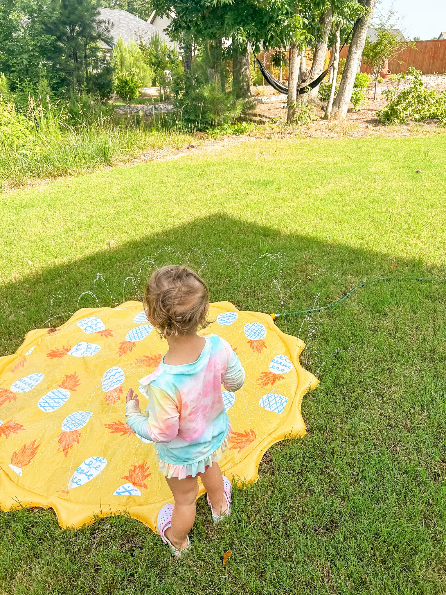 splashing around ☀️⛱️ toddler mom, toddler activity, summer activity, outside ideas, summer fun, target, splash pad, summer activities for kids, outdoor activity, ruffle butts bathing suit, girl swim suit, toddler bathing suit, backyard activity

#LTKFindsUnder50 #LTKFamily #LTKKids