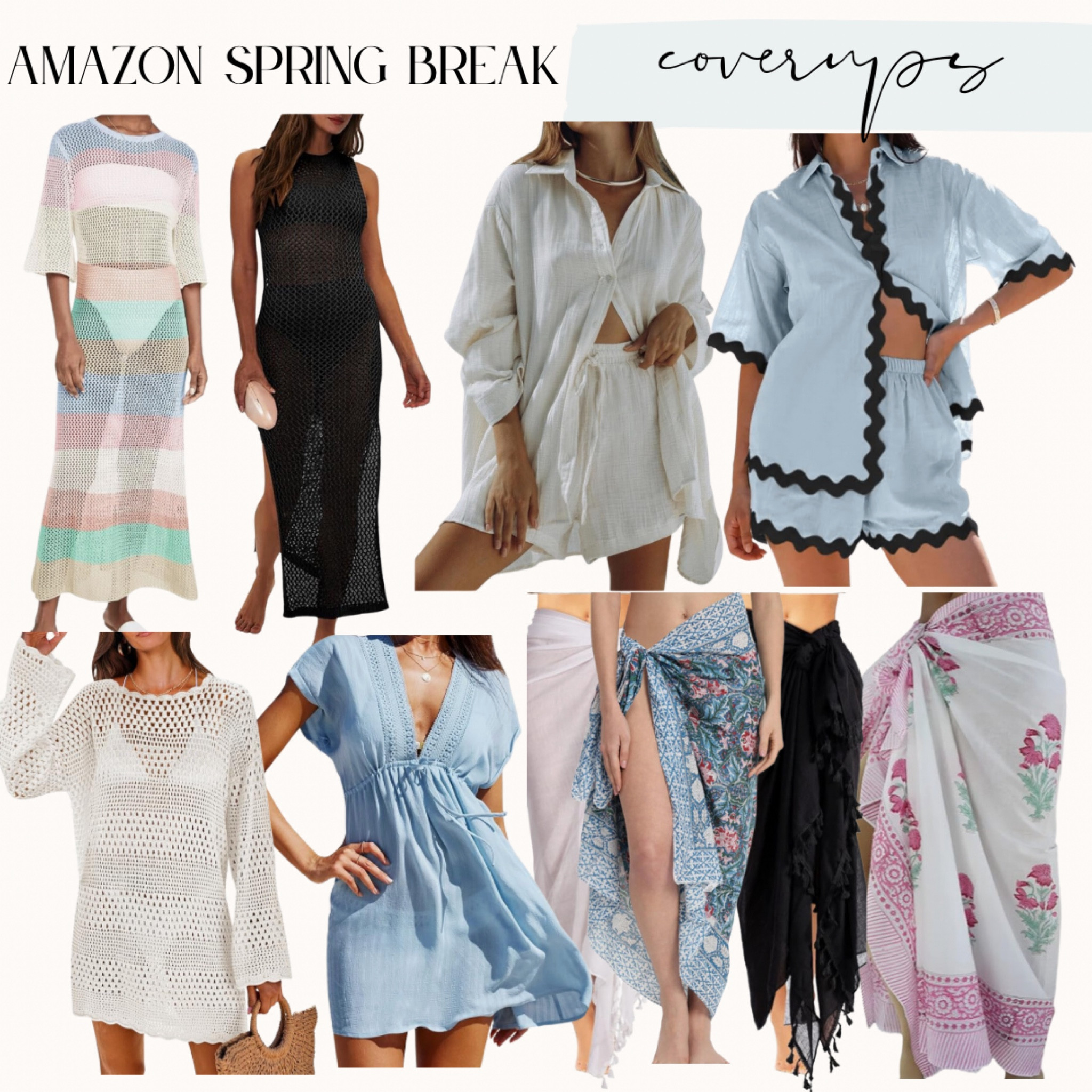 spring break ready with some amazon cover-up favorites ✨ 

#LTKstyletip #LTKswim