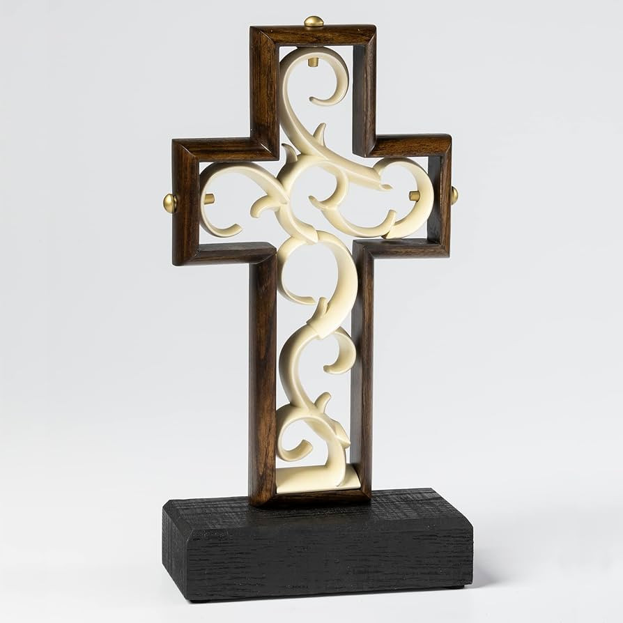 Stunning Umber Hardwood Wedding Unity Cross®; Unity Candle Unity Sand Alternative | Amazon (US)