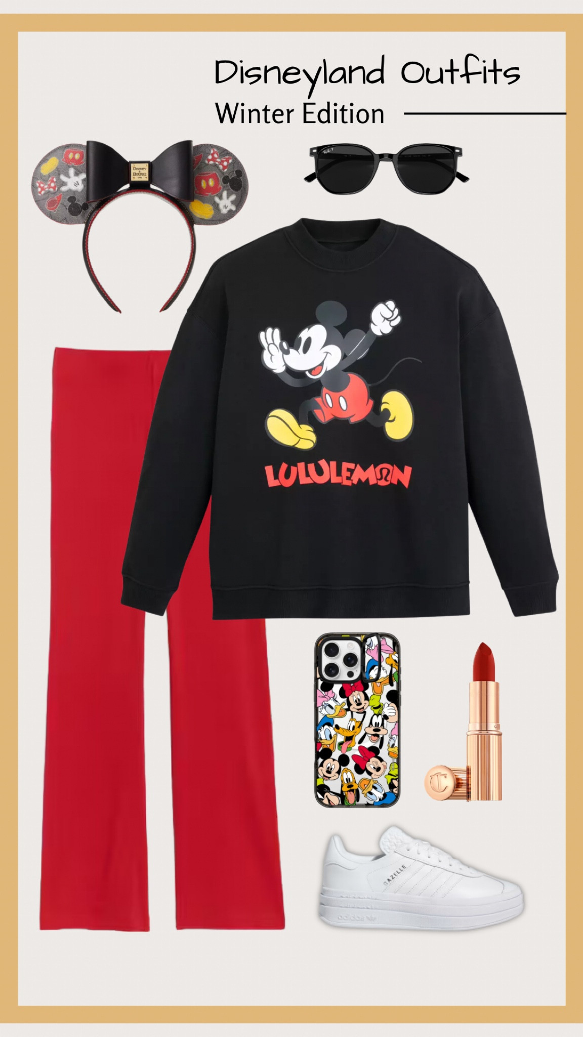 Winter Disney mom vibes ❄️✨ Loving this Lululemon Mickey sweater paired with the cutest Mickey accessories for a cozy, magical look! Perfect for park days or everyday errands. Shop my Disney-inspired winter outfit on LTK! 🖤 #DisneyMomStyle #WinterOutfitInspo

#LTKTravel #LTKFamily