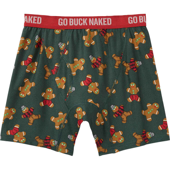 Men's Go Buck Naked Performance Pattern Boxer Briefs | Duluth Trading Company