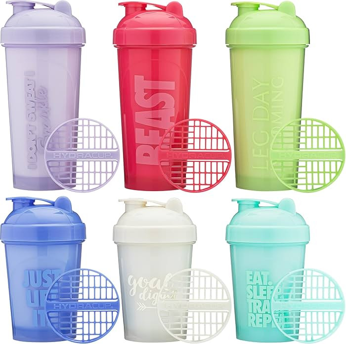 Hydra Cup OG [4 Pack] 28 oz Shaker Bottles for Protein Shakes, Shaker Cups with Ball Blender Whis... | Amazon (US)