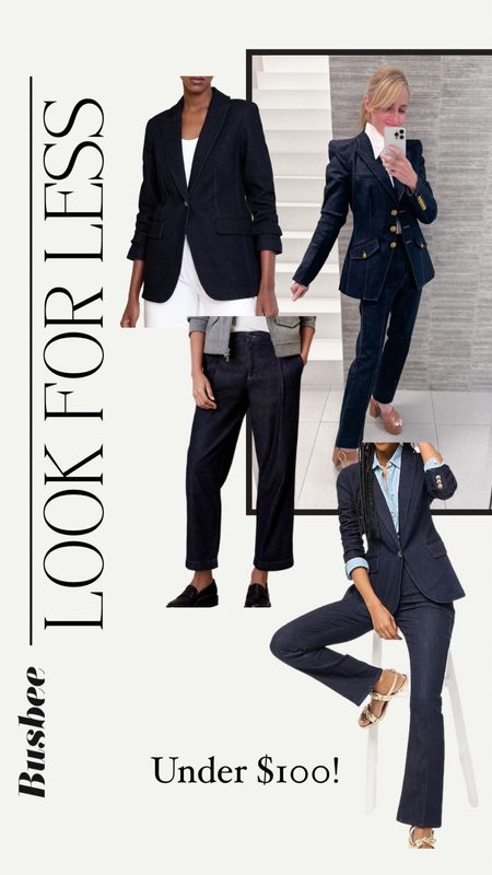 Chic denim suits for every budget! 

~Erin xo 

#LTKsalealert #LTKfindsunder100 #LTKworkwear