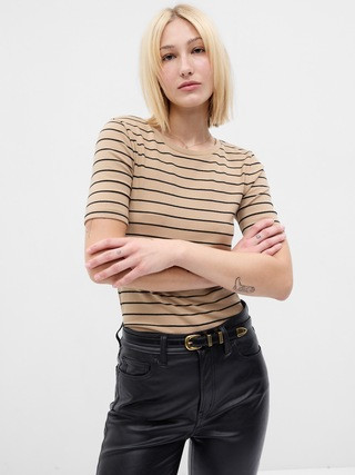 Modern Metallic Stripe T-Shirt | Gap (US)