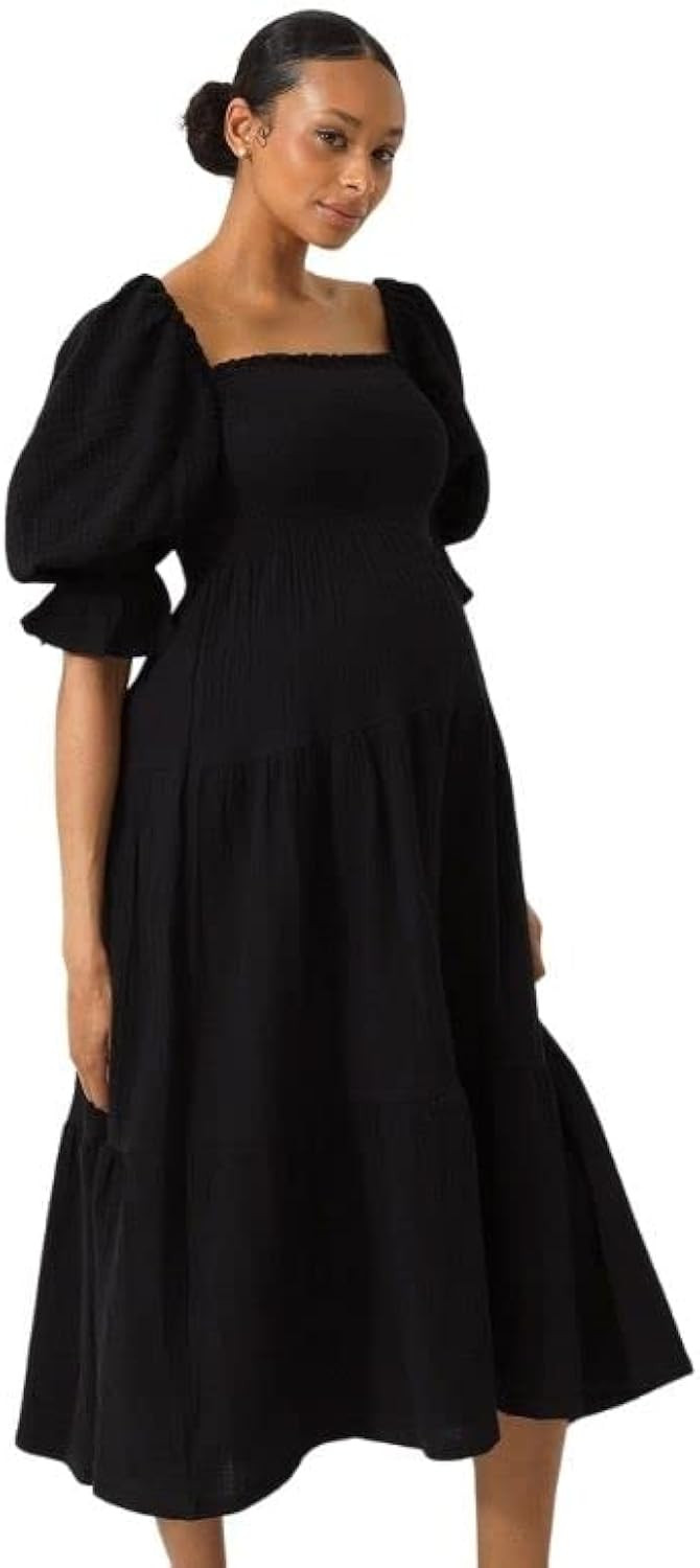 NOTHING FITS BUT Women’s Classic Cotton Dress, Muslin Kiko Gown, Long Casual Dress | Amazon (US)