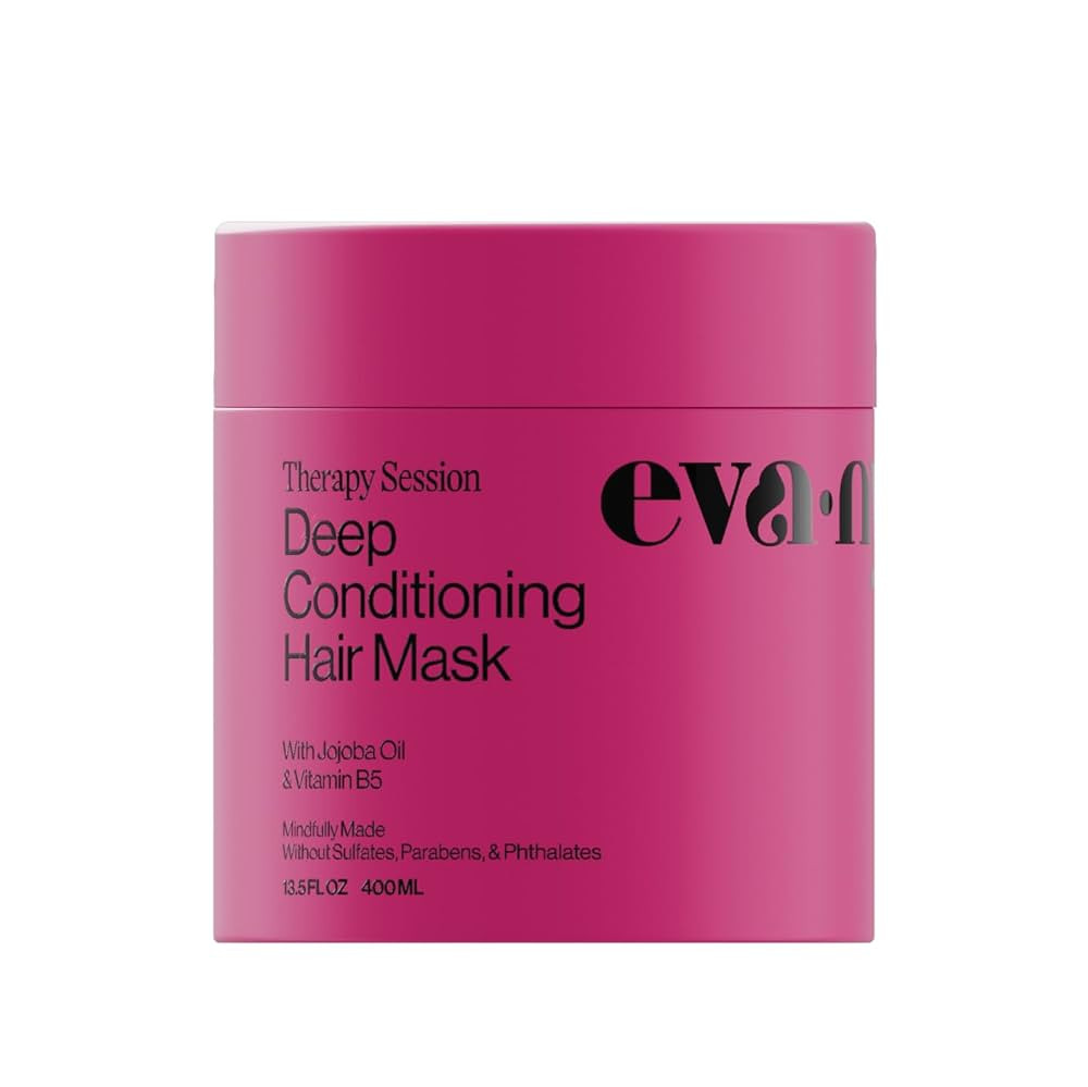 Eva NYC Therapy Session Deep Conditioning Hair Mask with Jojoba Oil + Argan Oil - Hydrate, Soften... | Amazon (US)