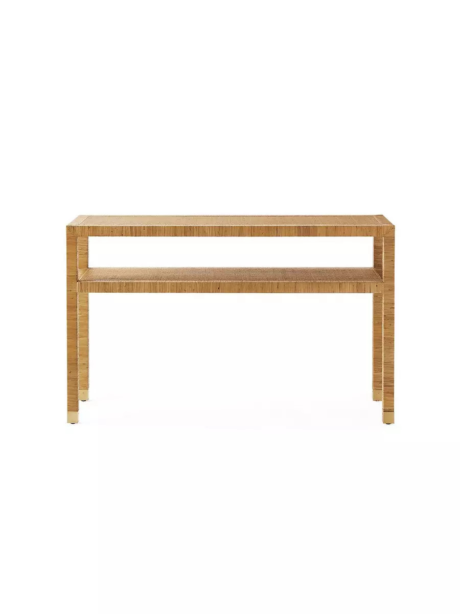 Balboa Rattan Console | Serena and Lily