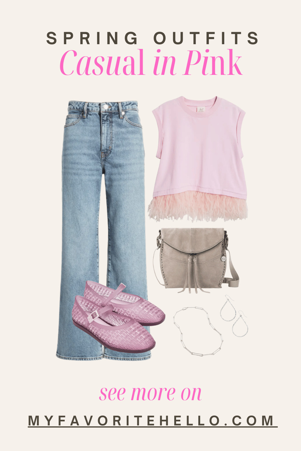 casual pink outfit, pink top and jelly shoes 

 #LTKSaleAlert #LTKMidsize #LTKShoeCrush