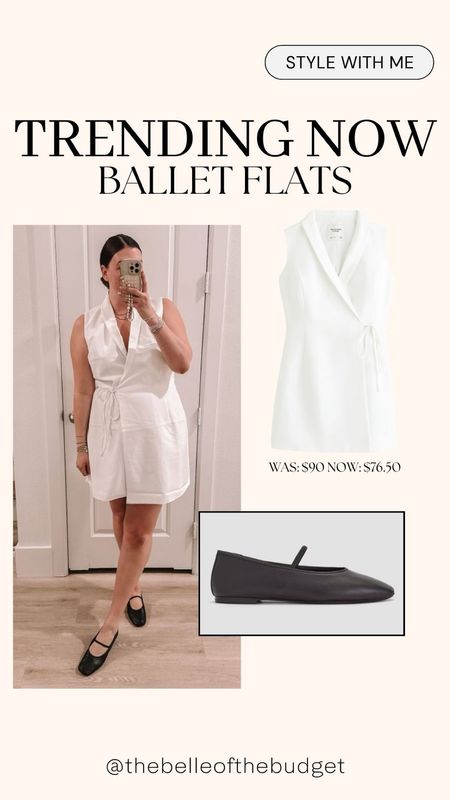 Ballet flats I’m loving! I love this blazer dress for spring! 

#LTKSeasonal #LTKsalealert