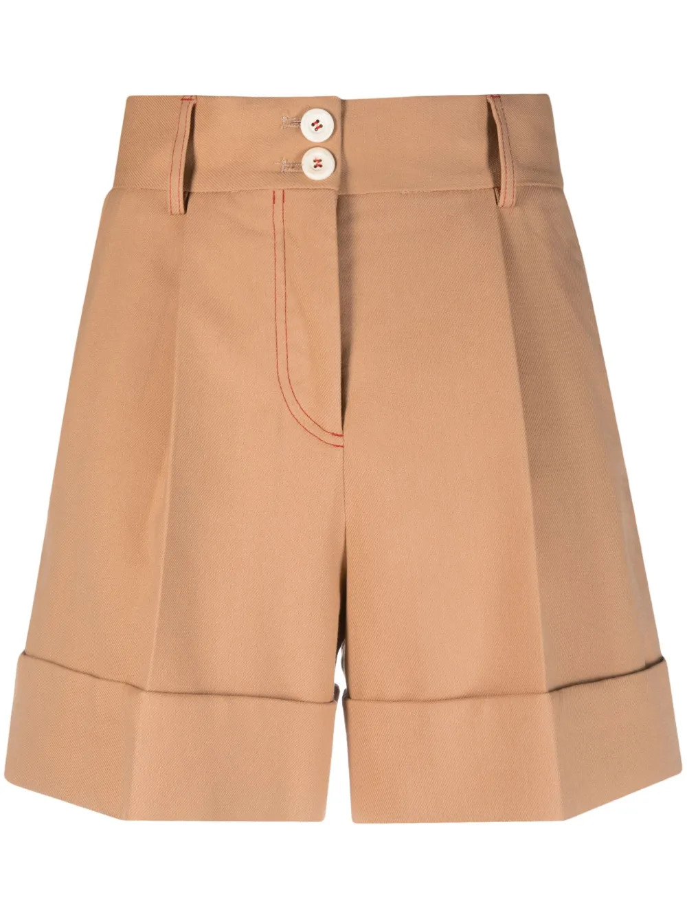 high-waisted tailored shorts | Farfetch Global